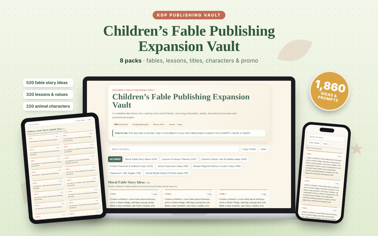 Children’s Fable Publishing Expansion Vault