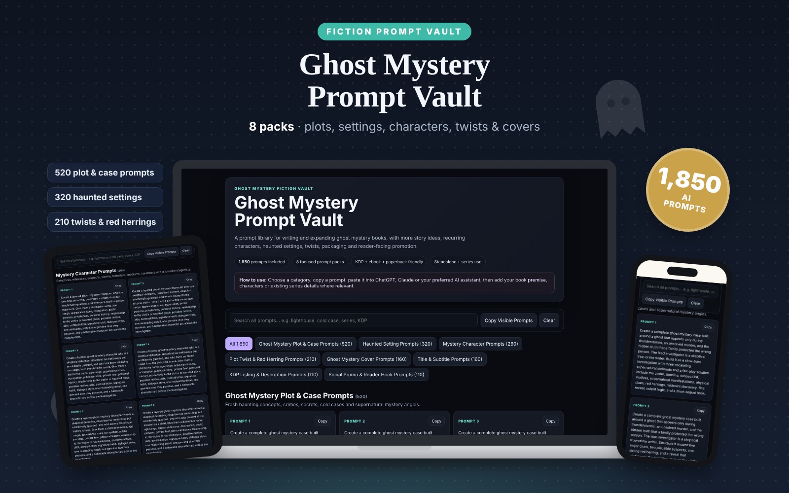 Ghost Mystery Prompt Vault
