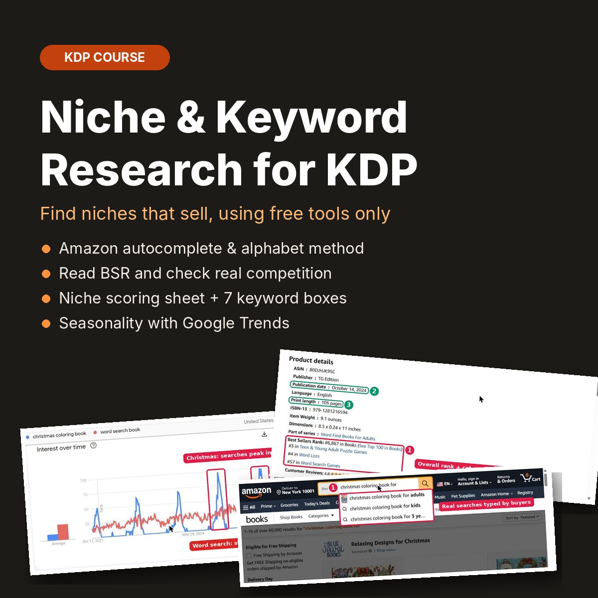 Niche & Keyword Research for KDP