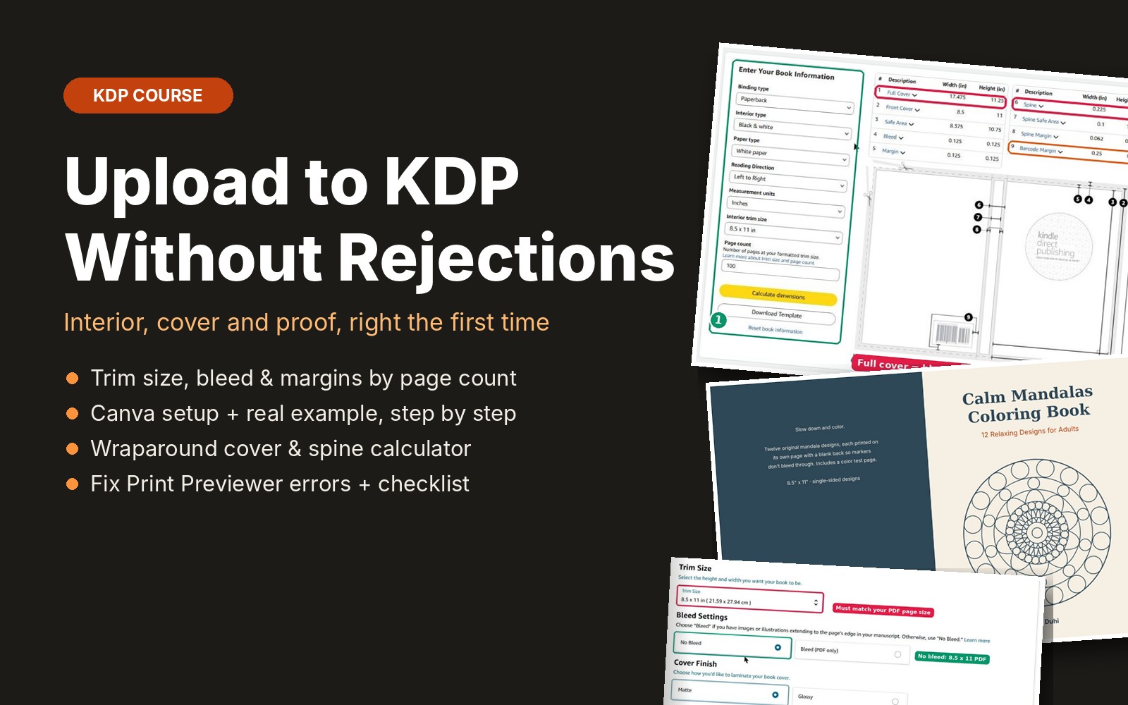 Upload to KDP Without Rejections