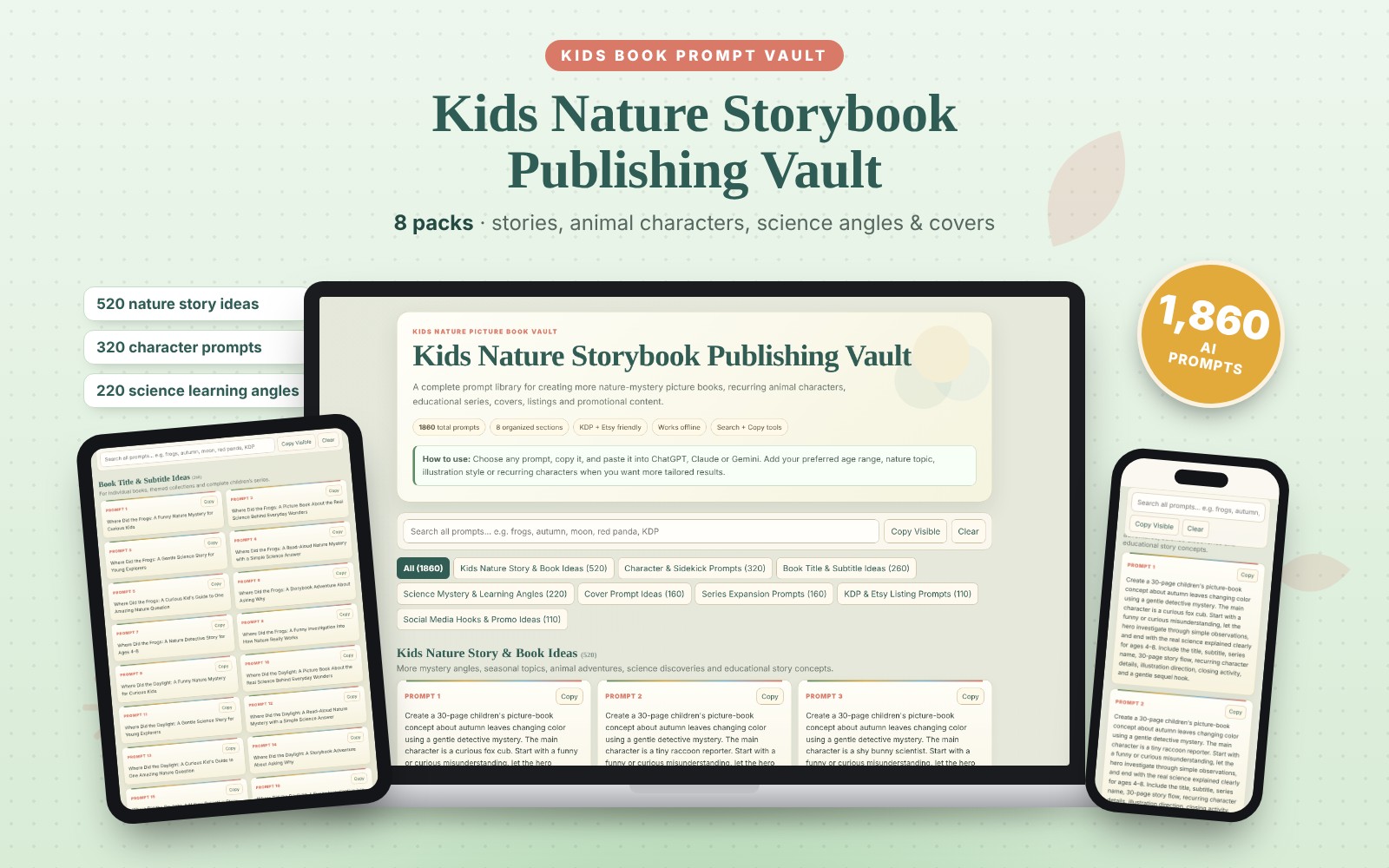Kids Nature Storybook Publishing Vault