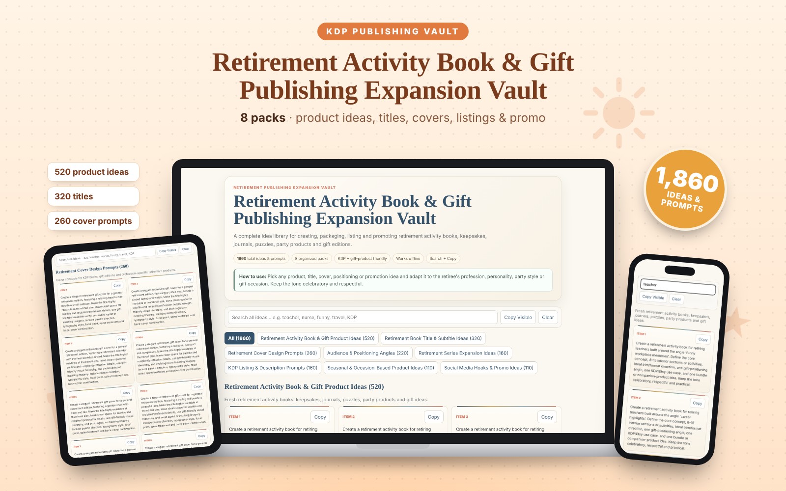 Retirement Activity Book & Gift Publishing Expansion Vault