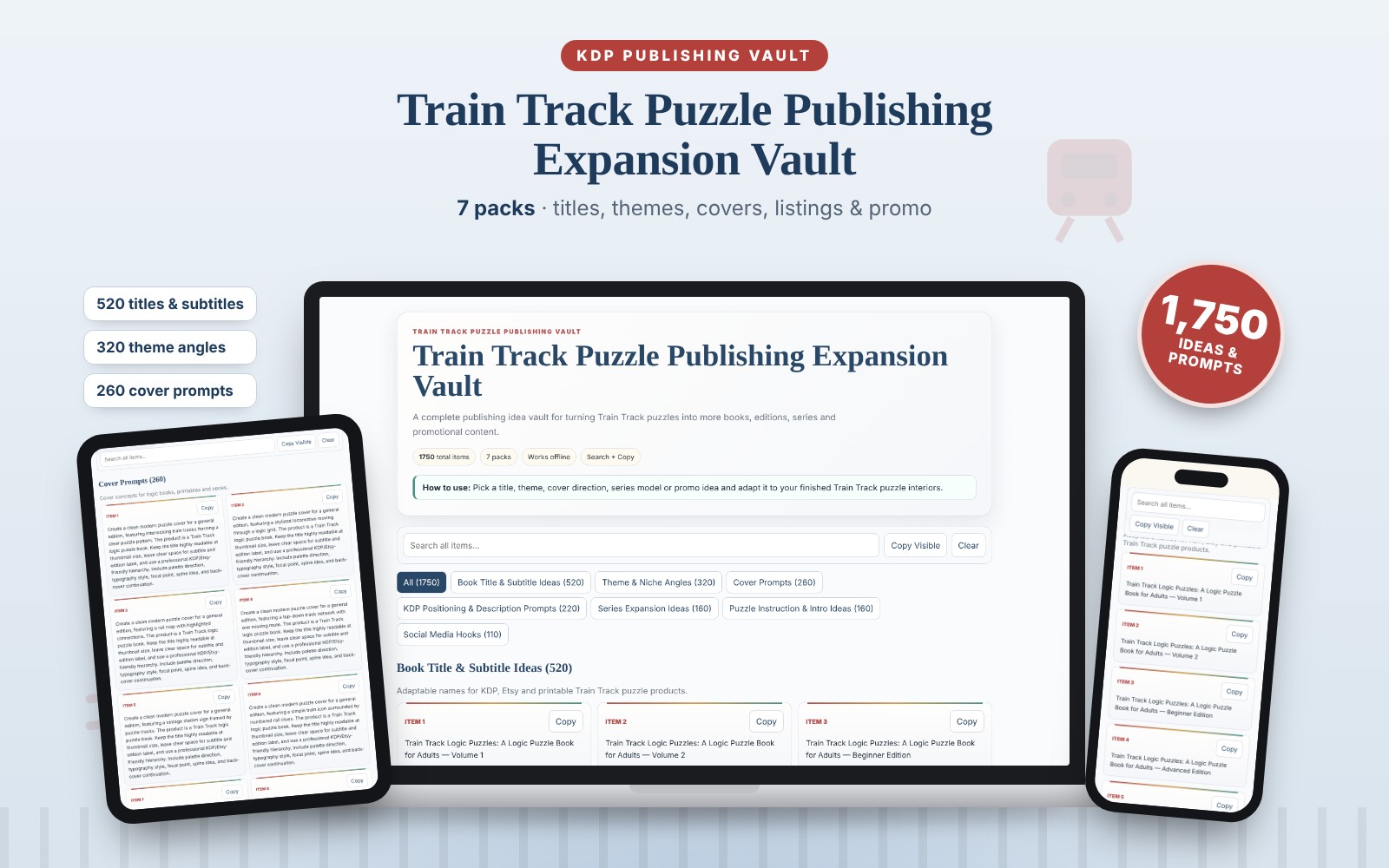 Train Track Puzzle Publishing Expansion Vault